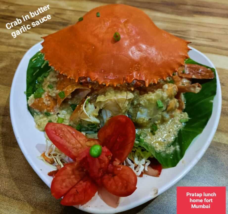 Crab in Butter Garlic Sauce
